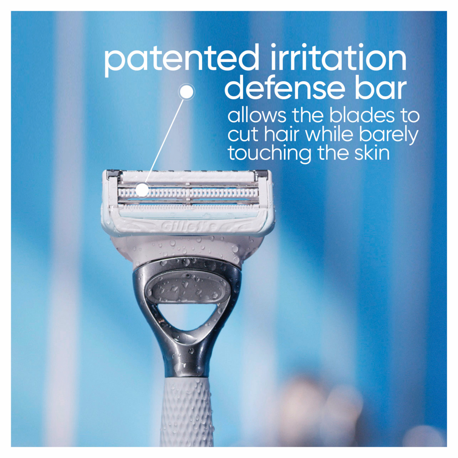 slide 5 of 5, Gillette Venus for Pubic Hair and Skin, Women's Razor Handle + 2 Blade Refills, 1 ct