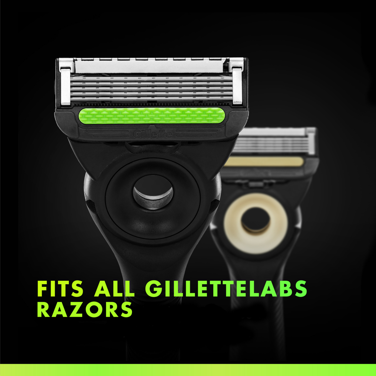 slide 5 of 5, Gillette Razor Blade Refills, 4ct Razor Cartridges, Razor Refills for Men Compatible with Gillette Exfoliating Bar Razor and Heated Razor, 4 ct