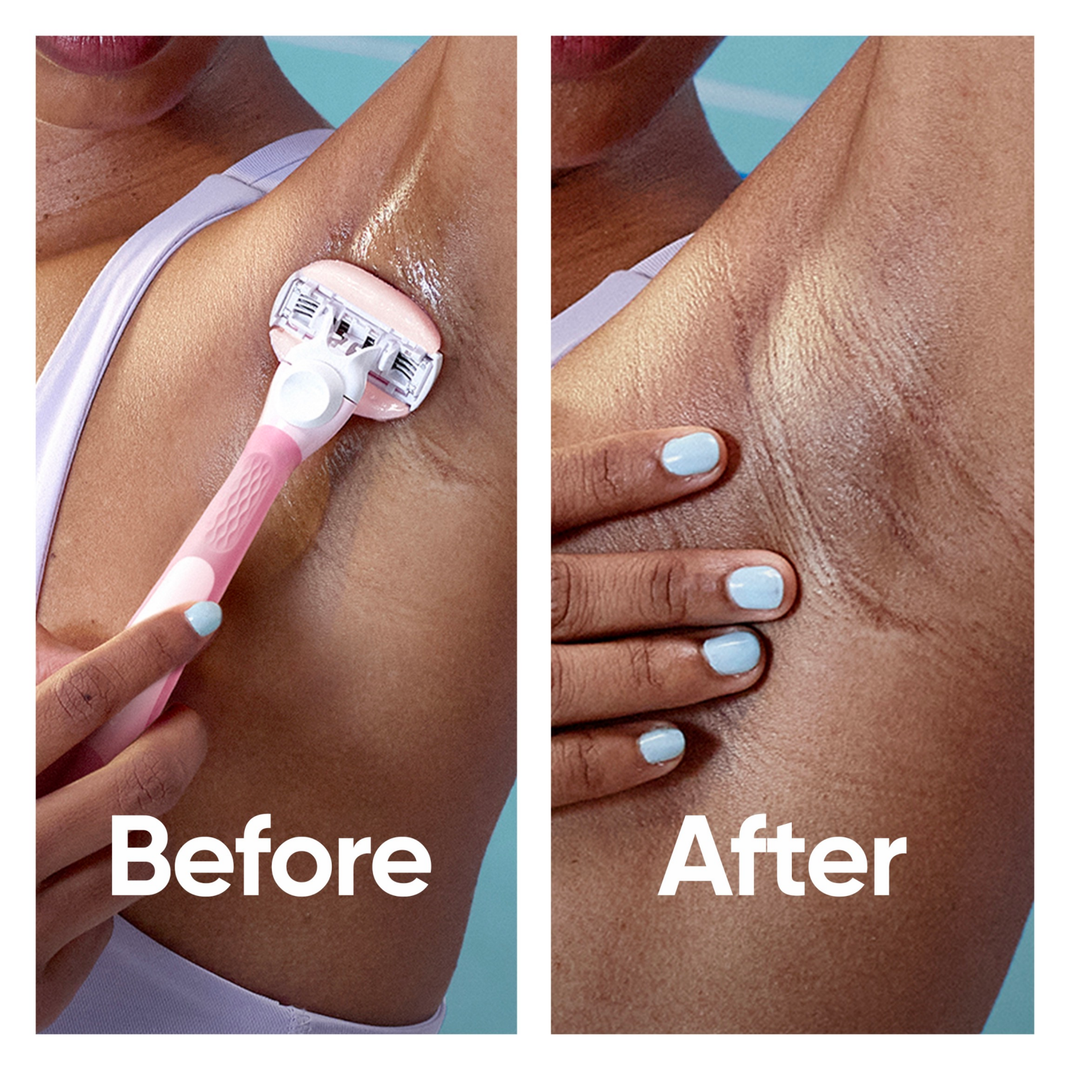 slide 3 of 5, GILLETTE VENUS Venus ComfortGlide White Tea Women's Razor Blades, with Built-in Shave Gel Bars, 8 Razor Blade Refills, 1 ct