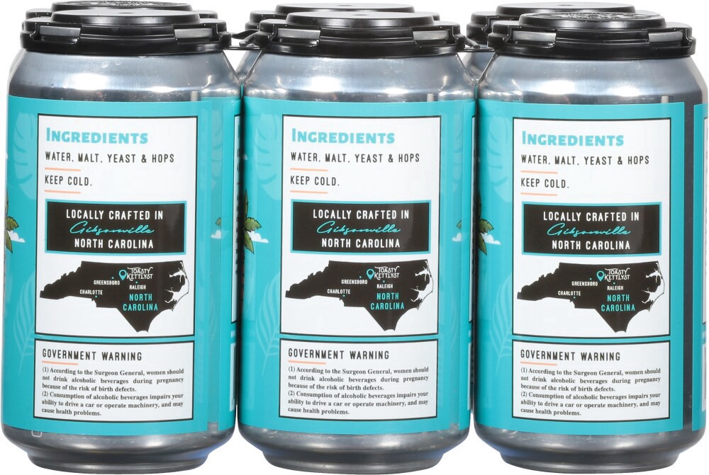 slide 4 of 4, Toasty Kettlyst Beer Company Kolsch Style Ale KolschWerks Beer 6 - 12 fl oz Cans, 4 ct; 16 oz