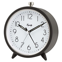 slide 3 of 21, Equity Metal Alarm Clock with On-Demand Backlight 1 ea, 1 ea