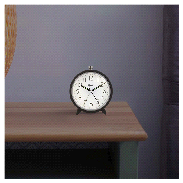 slide 19 of 21, Equity Metal Alarm Clock with On-Demand Backlight 1 ea, 1 ea