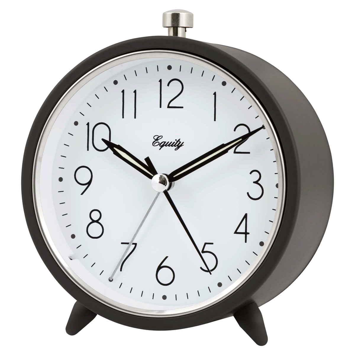 slide 5 of 21, Equity Metal Alarm Clock with On-Demand Backlight 1 ea, 1 ea