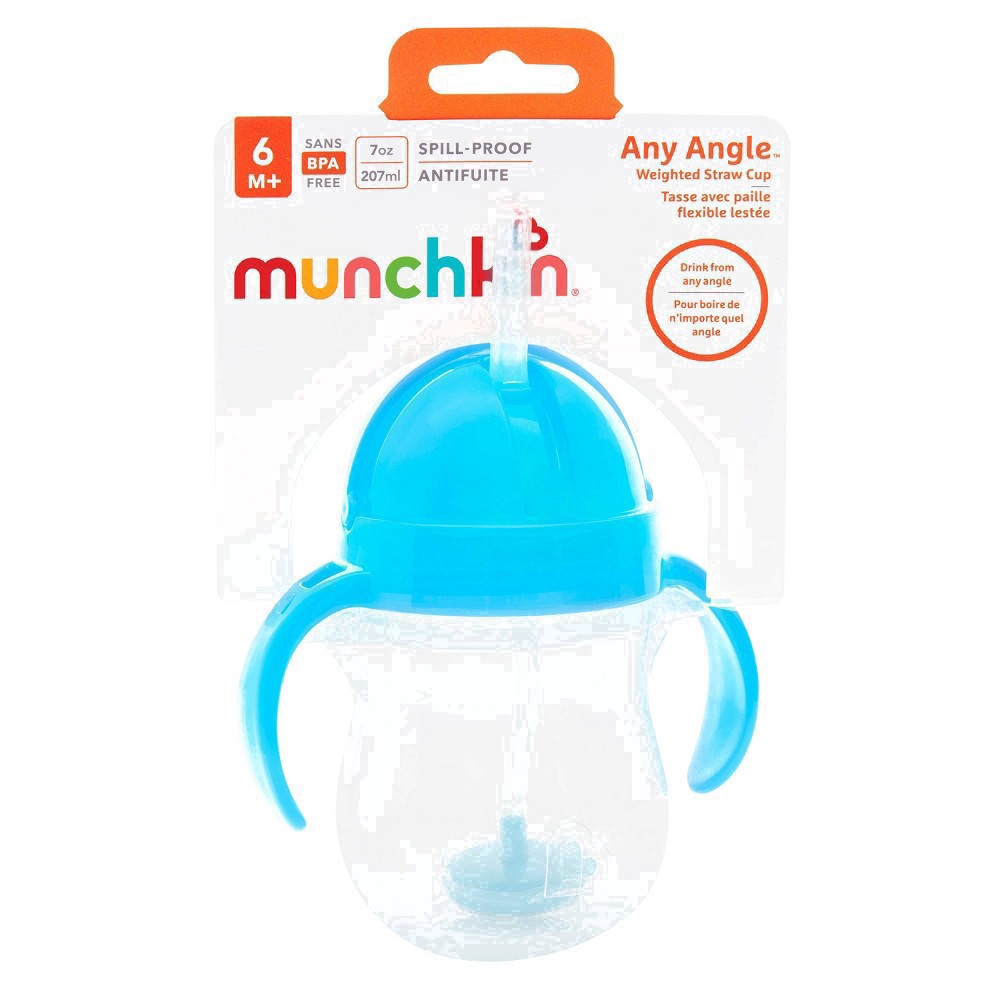 slide 105 of 131, Munchkin Any Angle 7 Ounce Weighted Straw Cup 1 ea, 1 ct