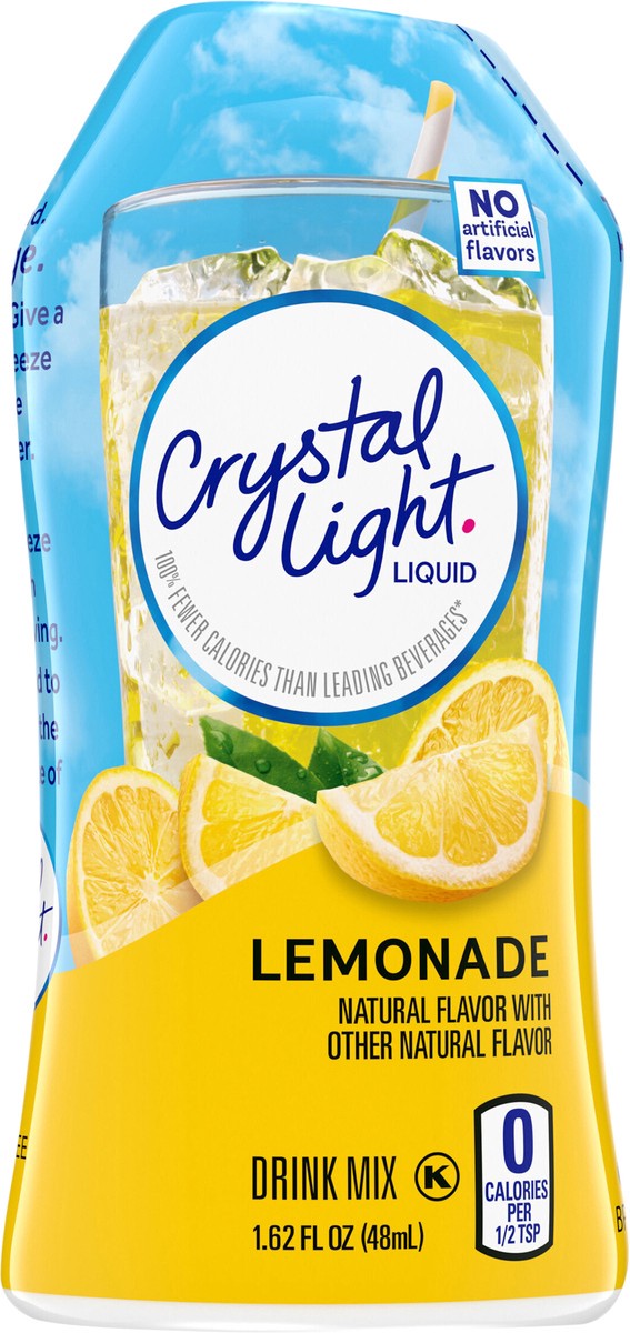 slide 8 of 13, Crystal Light Liquid Lemonade Drink Mix, 1.62 fl oz Bottle, 1.62 fl oz