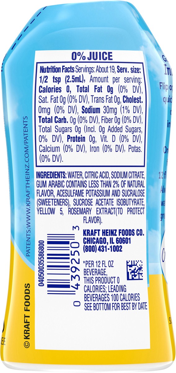 slide 3 of 13, Crystal Light Liquid Lemonade Drink Mix, 1.62 fl oz Bottle, 1.62 fl oz