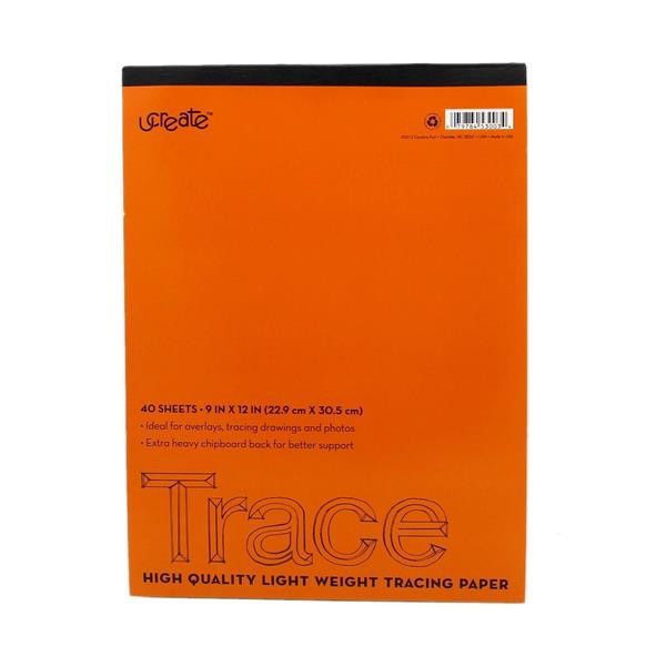 slide 1 of 4, Carolina Pad Ucreate Tracing Paper, 9 in x 12 in