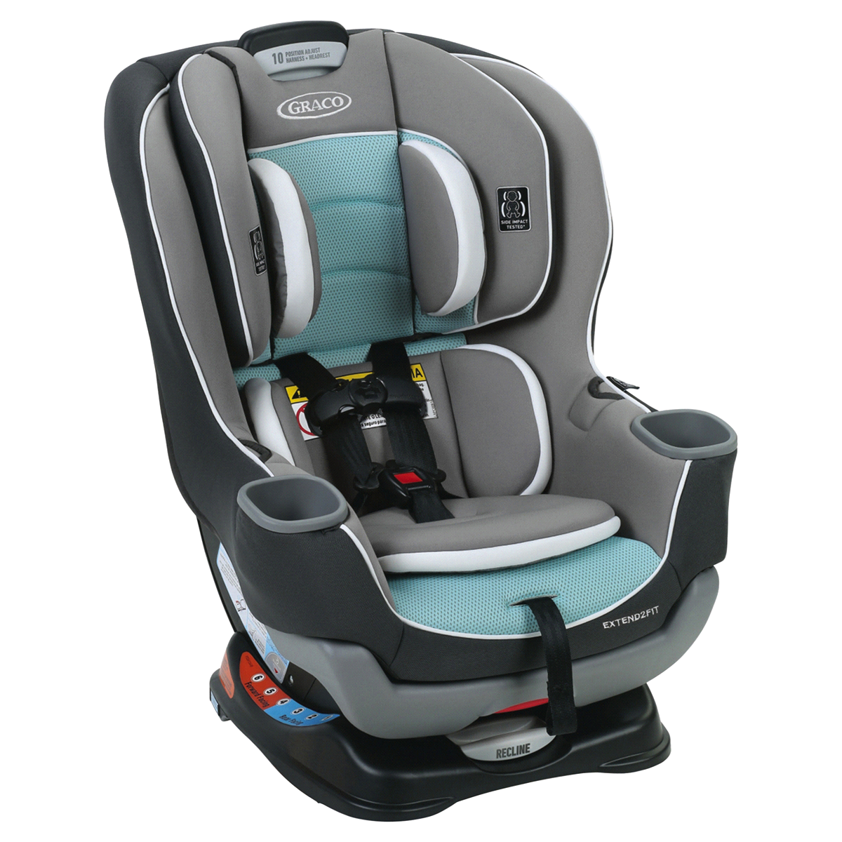 slide 2 of 3, Graco Extend2Fit Convertible Car Seat - Spire, 1 ct