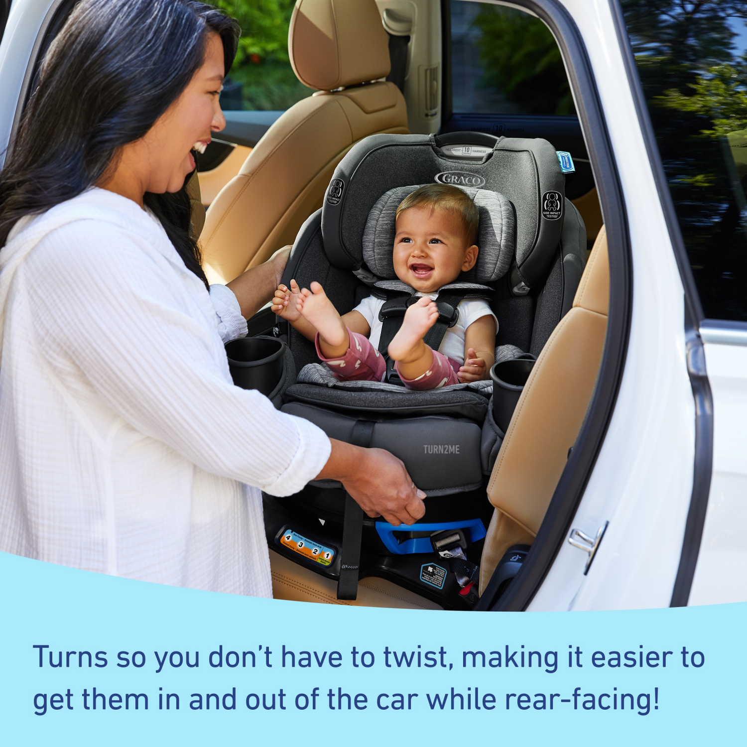 slide 4 of 6, Graco Turn2Me 3-in-1 Car Seat Manchester, 1 ct