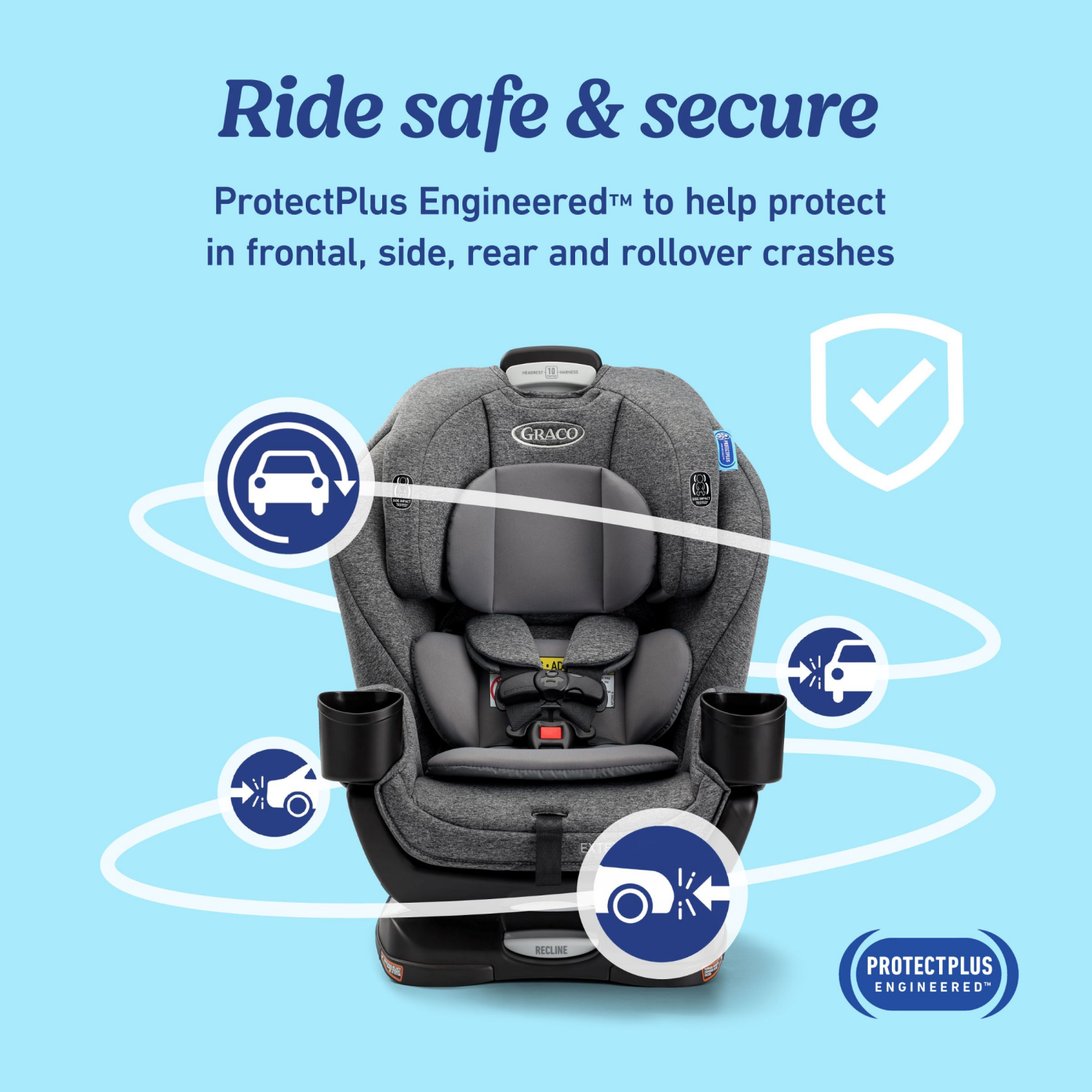 slide 4 of 4, Graco Extend2Fit 3-in-1 Car Seat 1 ea, 1 ct