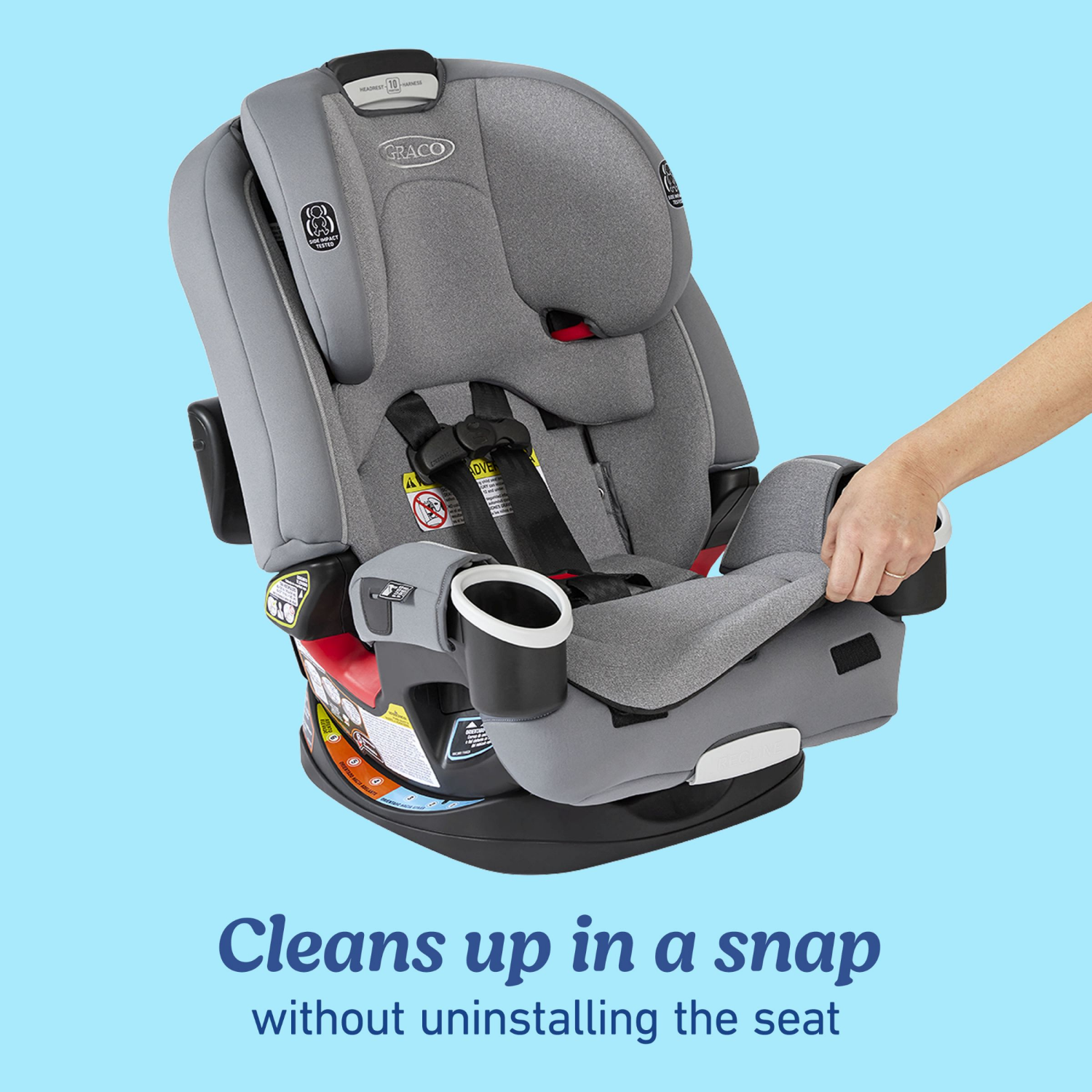 slide 7 of 7, Graco 4Ever DLX 4-in-1 Car Seat Charlie, 1 ct