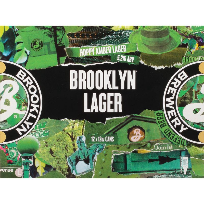 slide 1 of 1, Brooklyn Brewery Lager , 12 ct; 12 fl oz