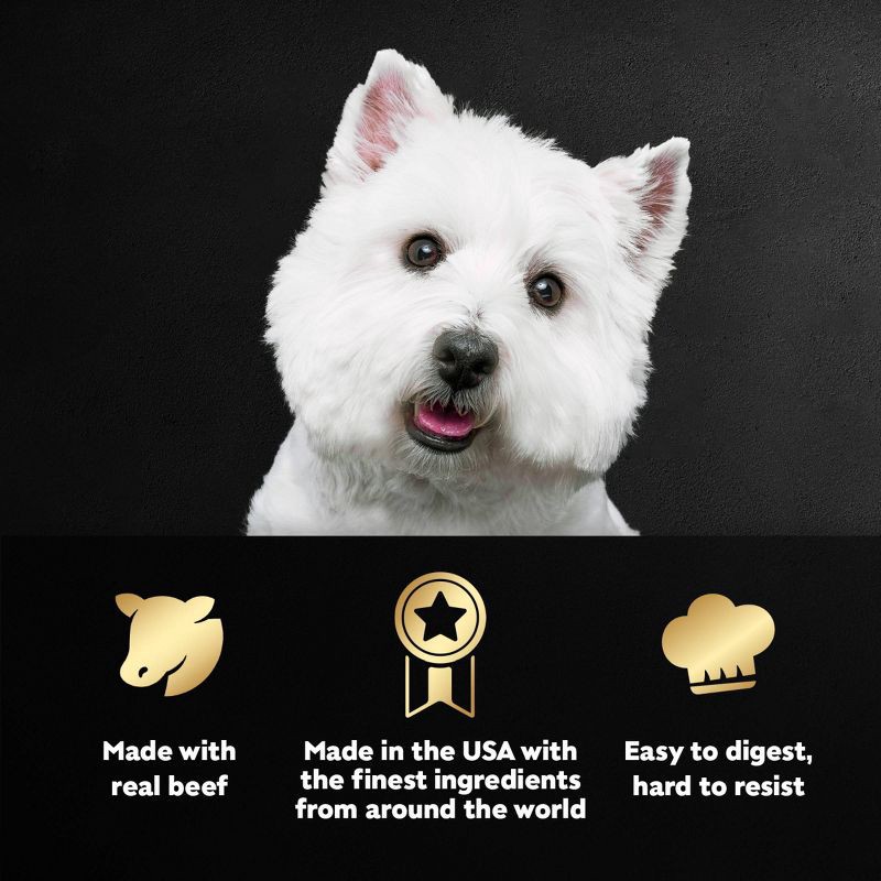 slide 3 of 12, Cesar Filets in Gravy, Chicken, Beef and Red Meat Flavor Small Breed Wet Dog Food - 3.5oz, 3.5 oz