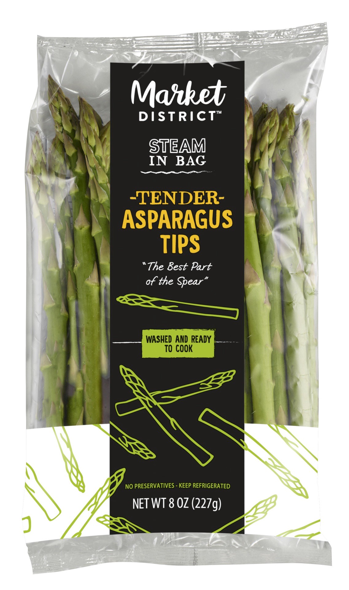 slide 1 of 1, Crystal Valley Asparagus Tips, 8 oz