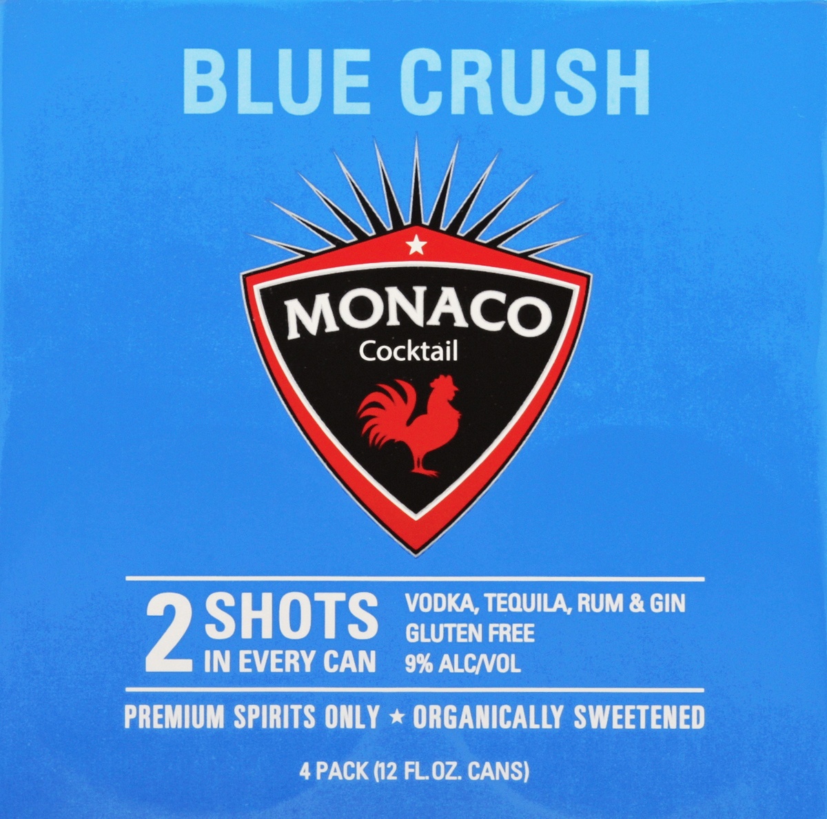 slide 2 of 6, Monaco Blue Crush Cocktail, 4 ct; 12 oz