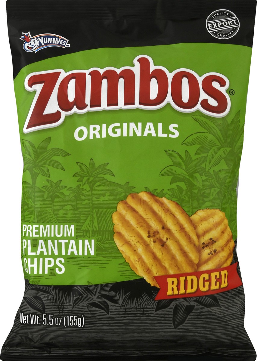 slide 1 of 13, Zambos Plantain Chip W/Salt, 6 oz