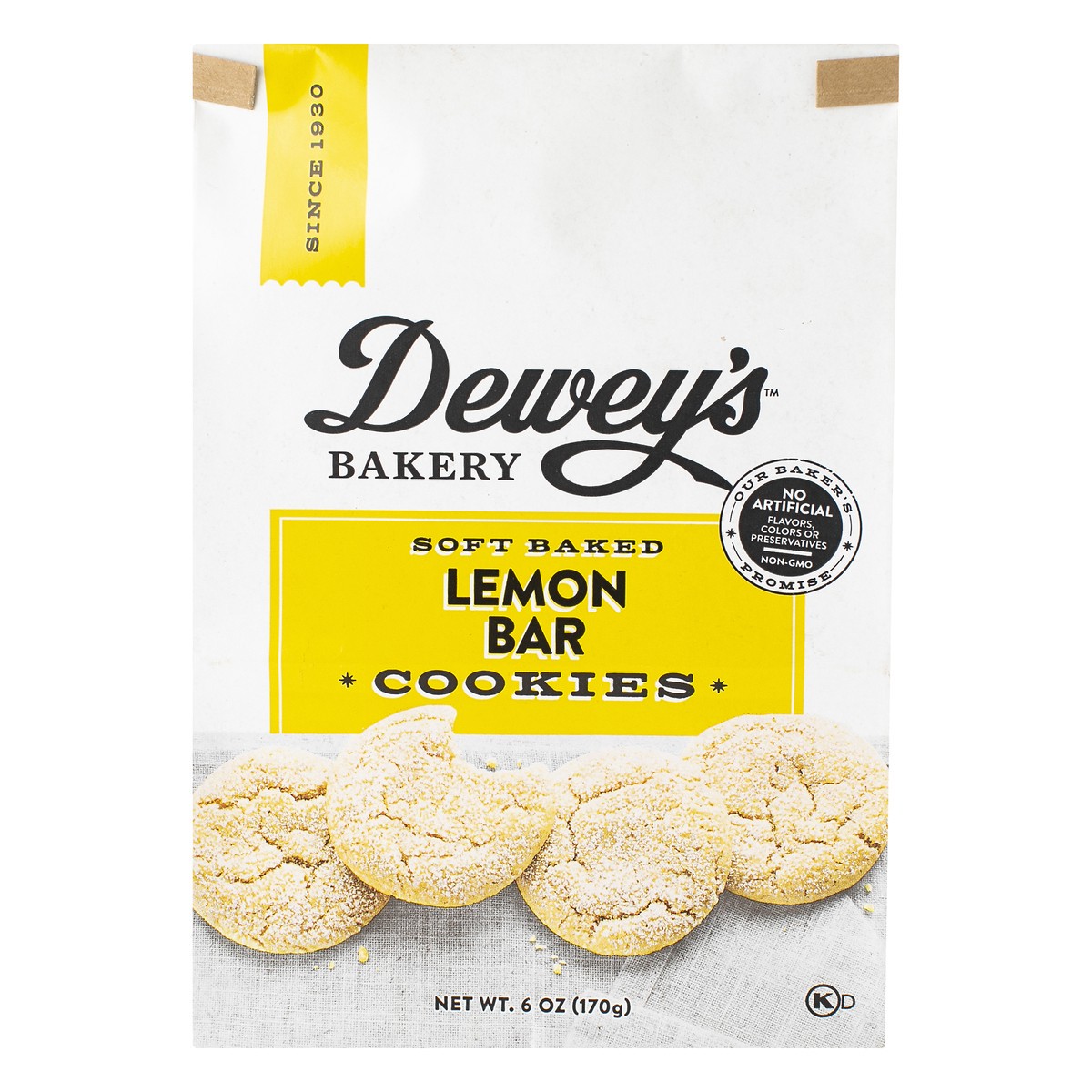 slide 1 of 8, Dewey's Bakery Soft Baked Lemon Bar Cookies 6 oz, 6 oz