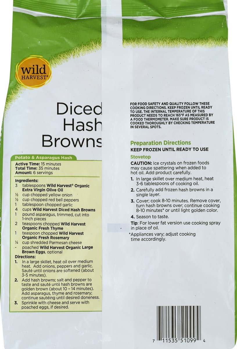 slide 5 of 7, Wild Harvest Southern Hashbrown, 32 oz