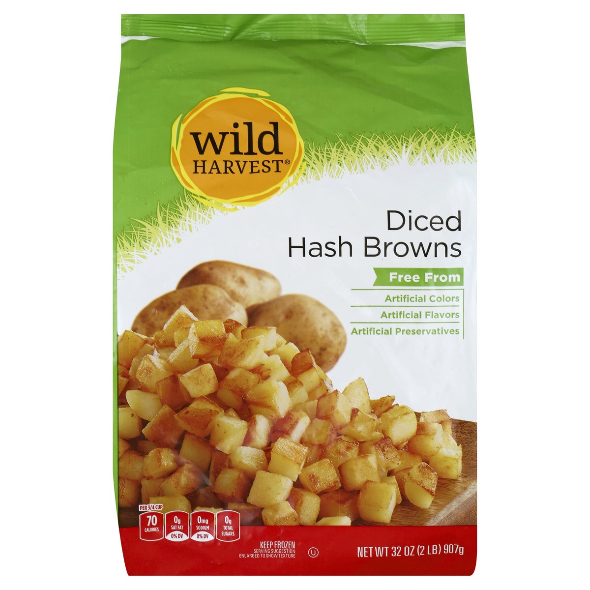 slide 3 of 7, Wild Harvest Southern Hashbrown, 32 oz