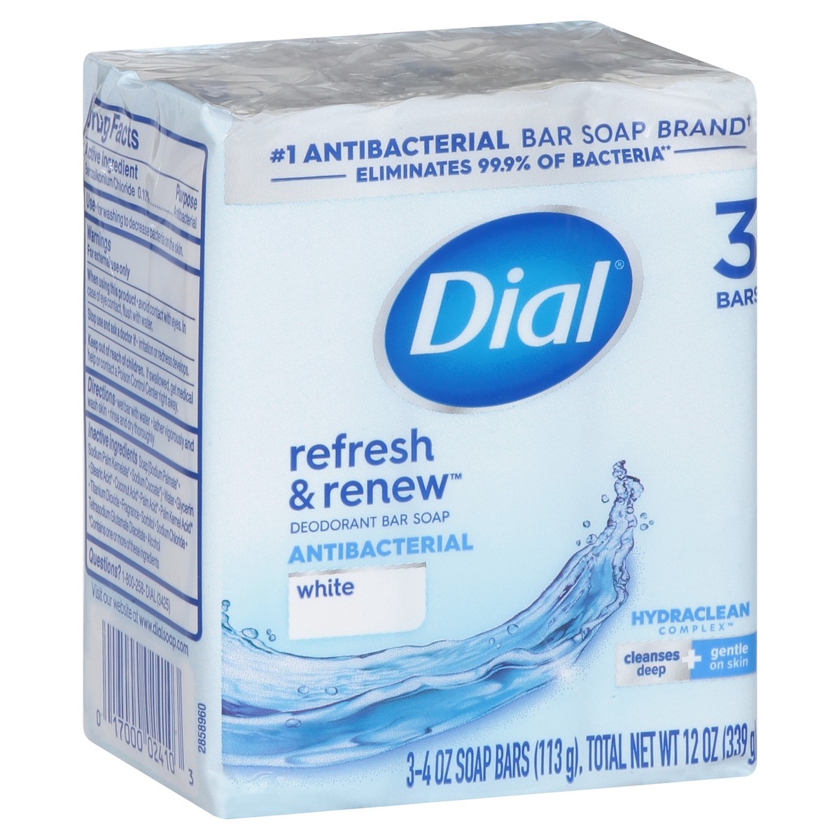 slide 2 of 9, Dial White Bar Soap, 3 ct