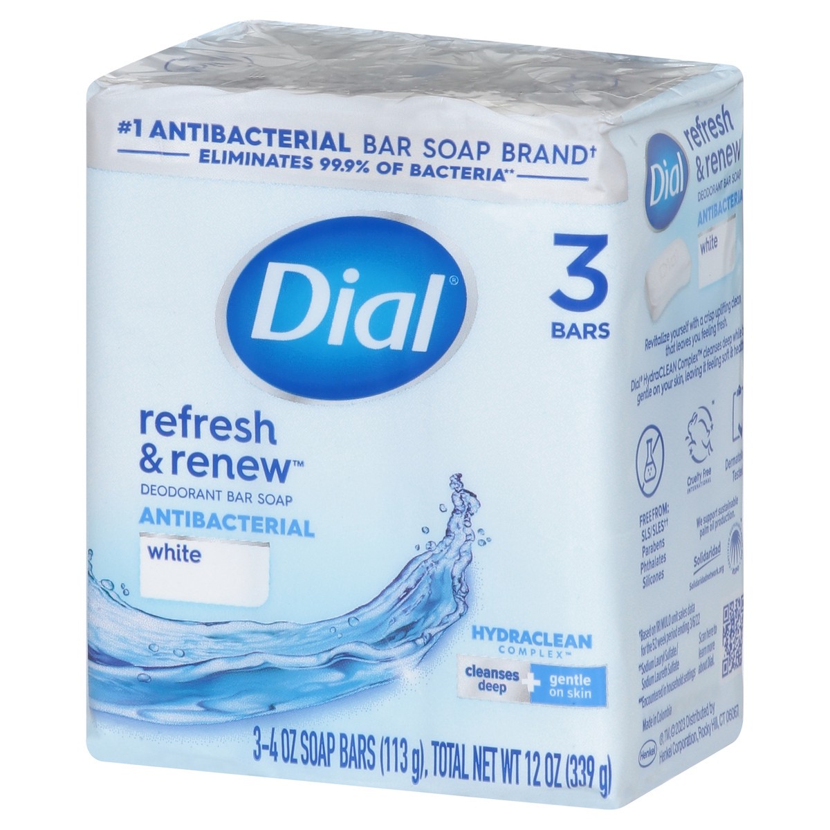 slide 3 of 9, Dial White Bar Soap, 3 ct