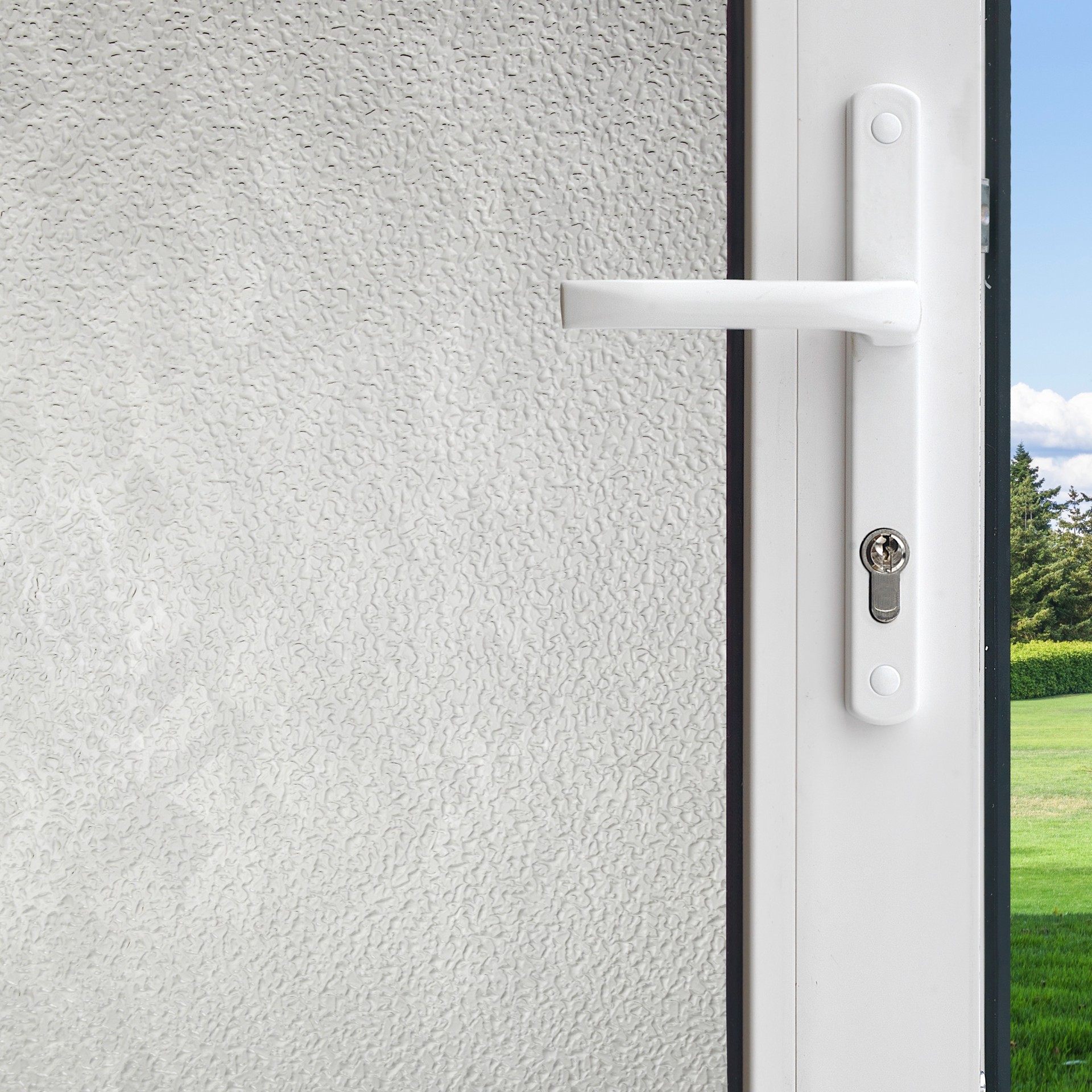 slide 1 of 6, GILA Glass Scenes 36-in x 78-in Crackled Glass Decorative Window Film, 1 ct