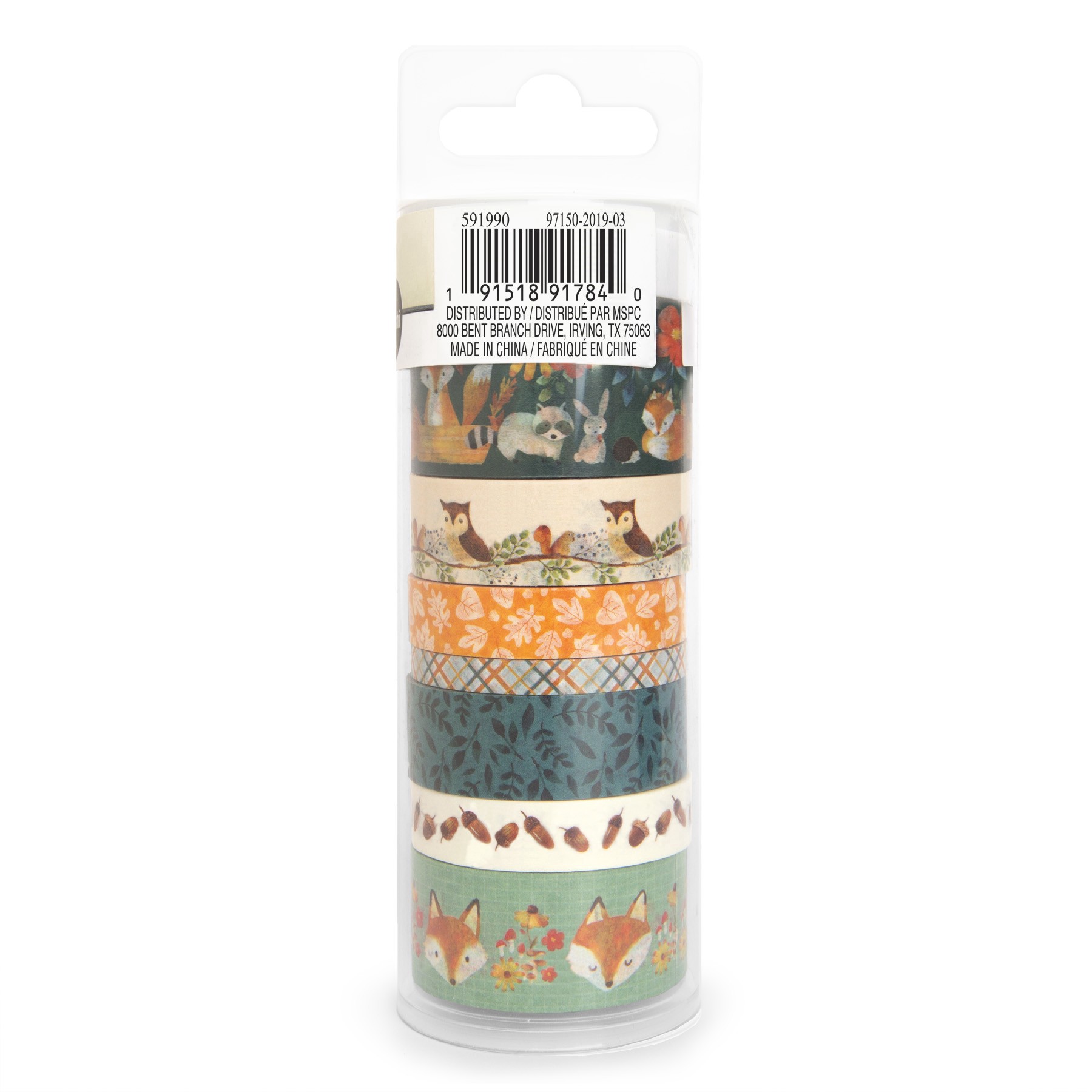 slide 4 of 4, Animals Washi Tapes By Recollections, 25mm x 10 yd
