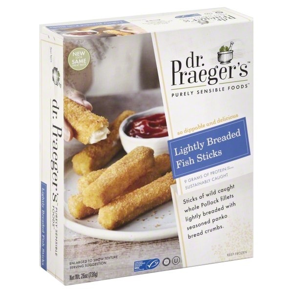 slide 1 of 4, Dr. Praeger's Fish Sticks 26 oz, 26 oz