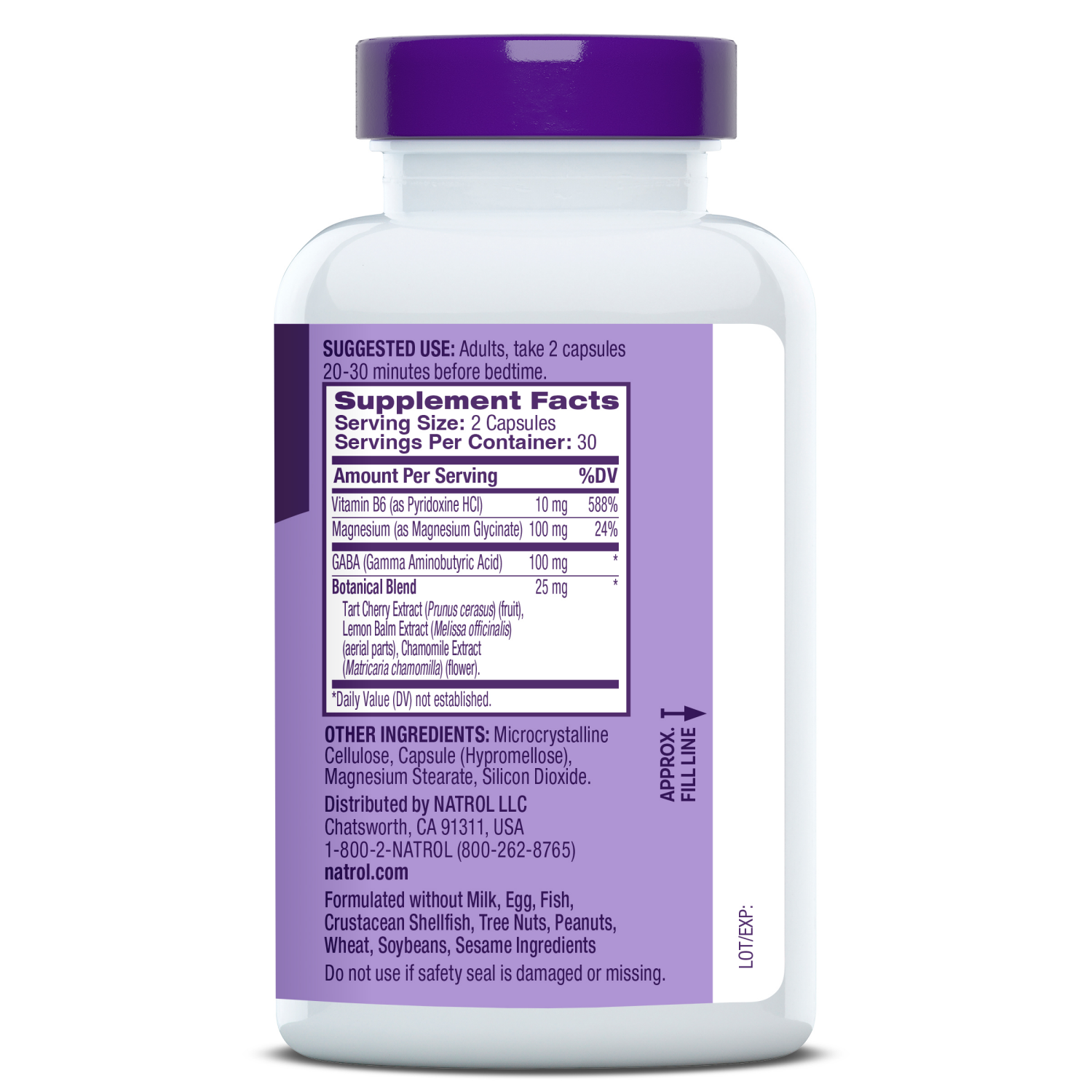 slide 3 of 3, Natrol Sleep & Restore Capsules, GABA, Magnesium Glycinate, Botanical Blend, Melatonin-Free, Essential for Your Ultimate Restorative Sleep, Up to a 30 Day Supply, 60 ct
