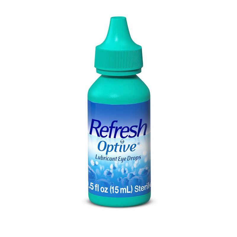 slide 2 of 12, Refresh Optive Lubricant Eye Drops Artificial Tears - 0.5 fl oz (15 mL), 0.5 fl oz