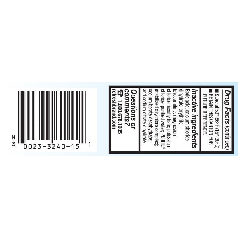 slide 12 of 12, Refresh Optive Lubricant Eye Drops Artificial Tears - 0.5 fl oz (15 mL), 0.5 fl oz