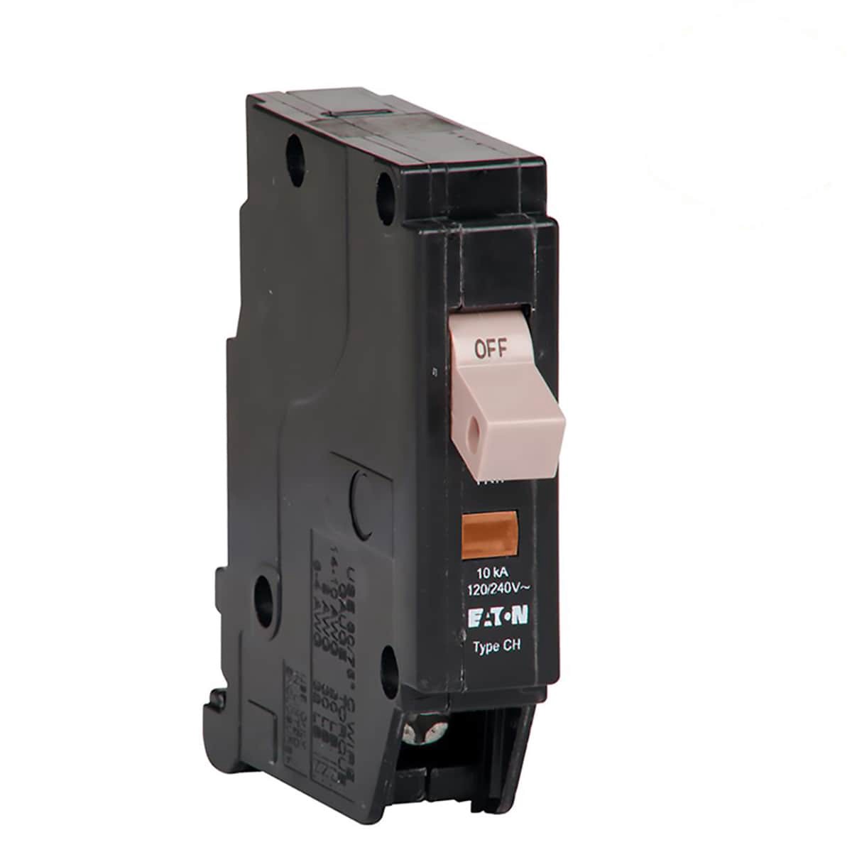 slide 1 of 6, Eaton Type CH 15-amp 1 -Pole Standard trip Circuit Breaker, 1 ct