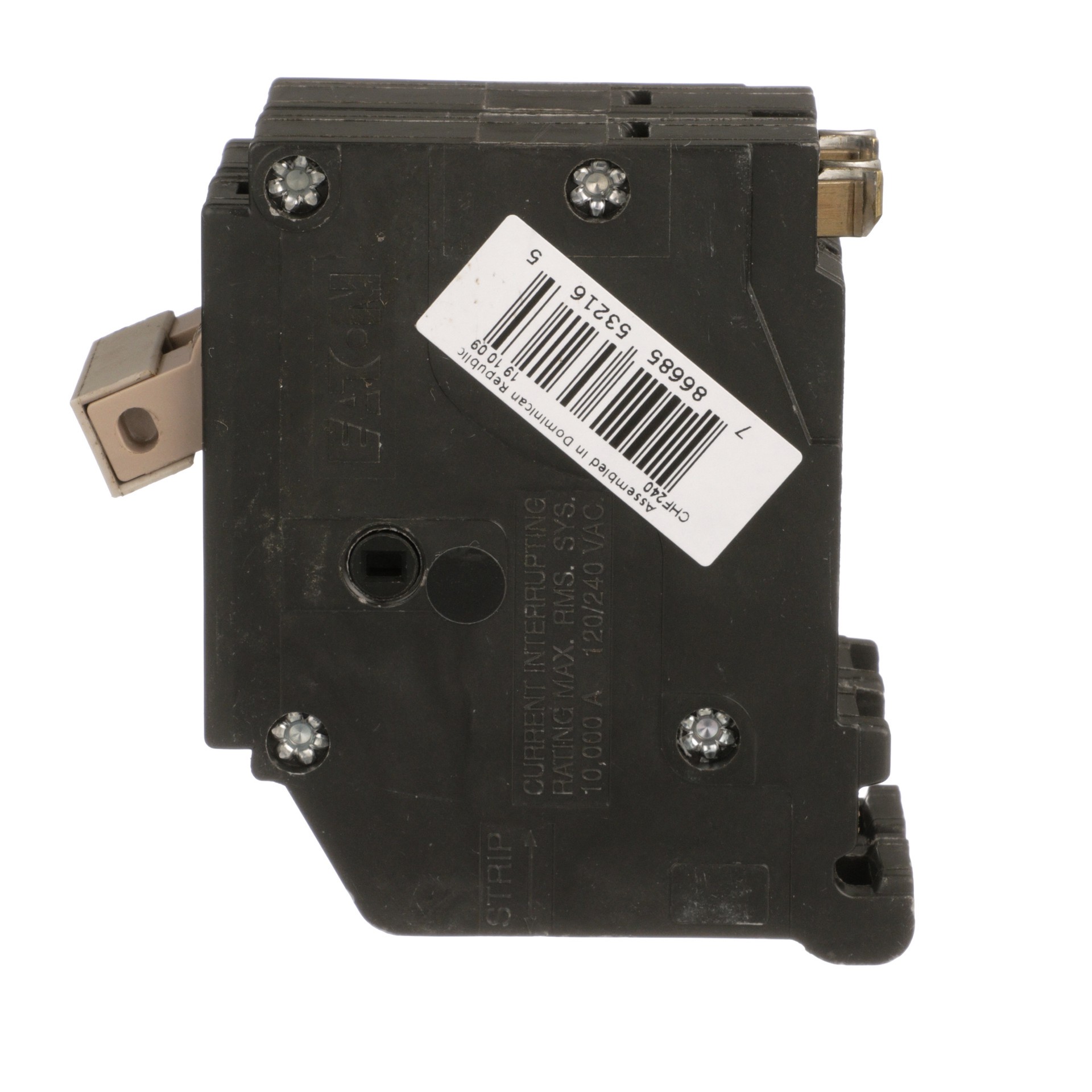 slide 3 of 6, Eaton Type CH 40-amp 2 -Pole Standard trip Circuit Breaker, 1 ct