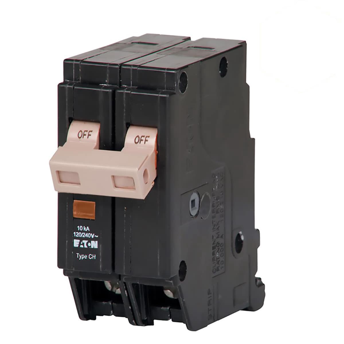 slide 1 of 6, Eaton Type CH 40-amp 2 -Pole Standard trip Circuit Breaker, 1 ct