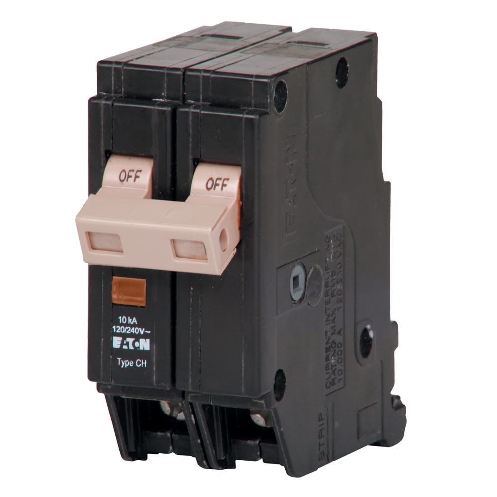 slide 1 of 6, Eaton Type CH 25-amp 2 -Pole Standard trip Circuit Breaker, 1 ct