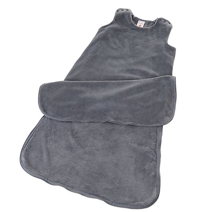 slide 1 of 3, günamüna Classic Dreams Small Gunapod Wearable Fleece Blanket - Charcoal, 1 ct