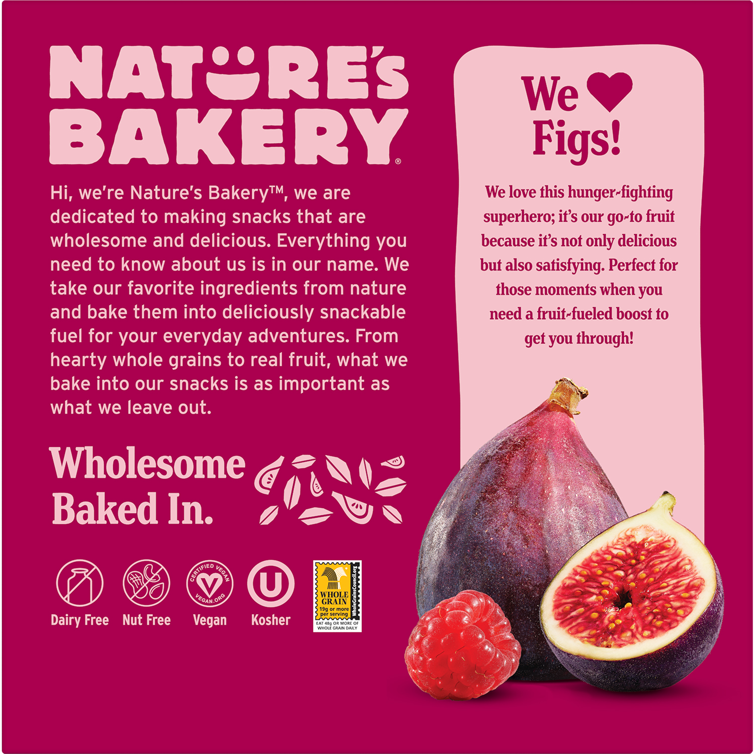 slide 2 of 5, Nature's Bakery Raspberry Whole Wheat Fig Bars, Snack Bars, 6 Ct, 6 ct; 2 oz