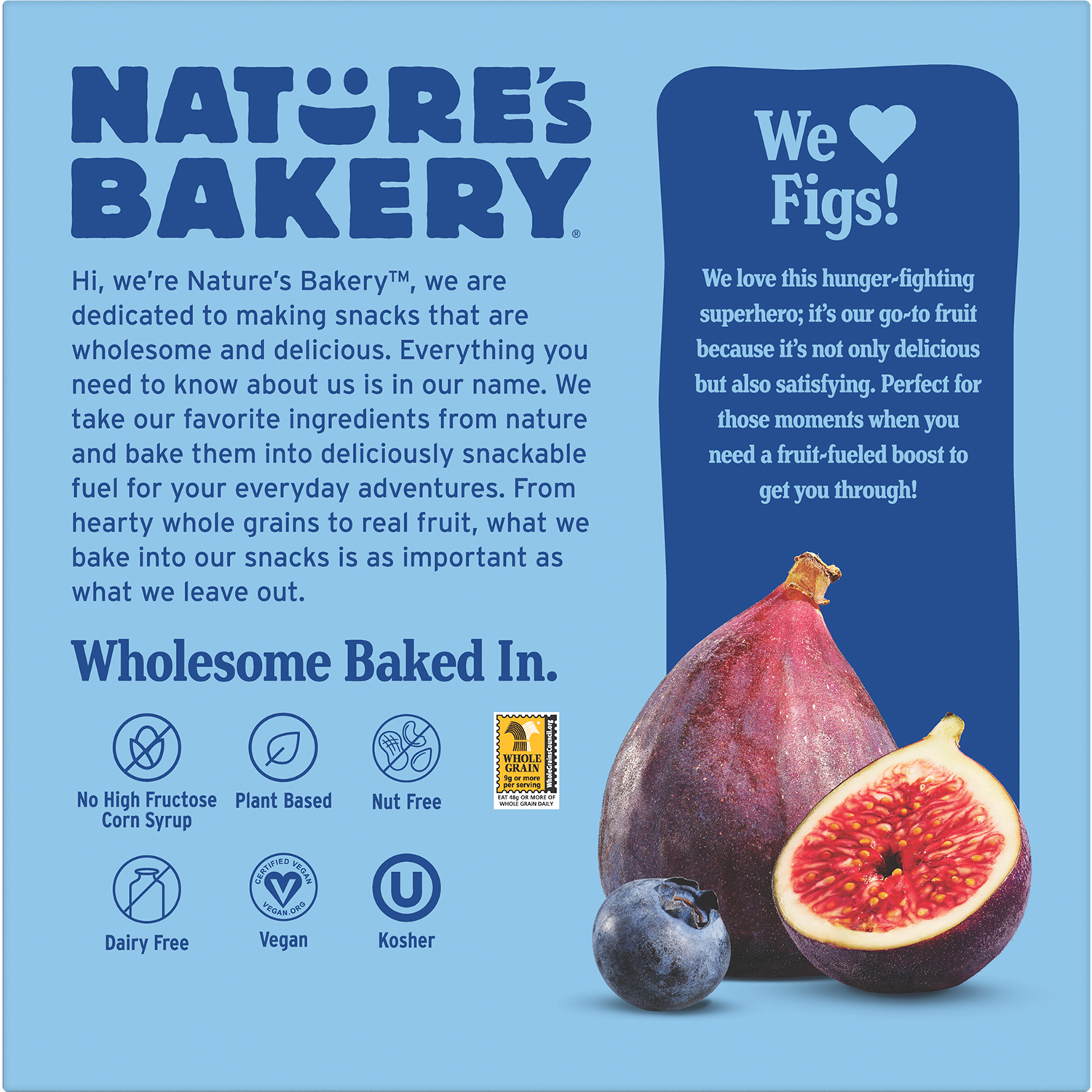slide 2 of 5, Nature's Bakery Blueberry Whole Wheat Fig Bar Minis, Snack Bars, 10 Ct, 10 oz