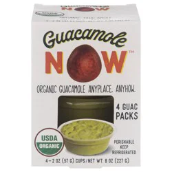 Guacamole Now Guacamole 4 - 2 oz Cups