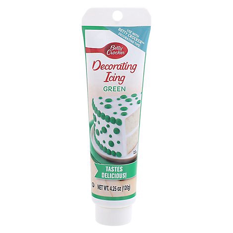 slide 1 of 1, Betty Crocker Decorating Icing Green- 4.25 oz, 4.25 oz