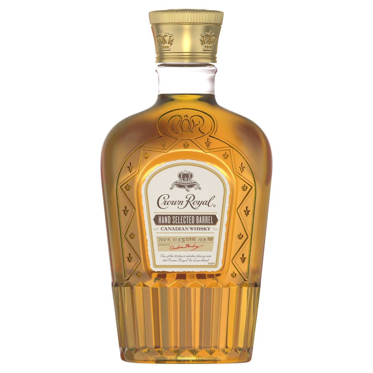 slide 1 of 6, Crown Royal Hand Selected Barrel Canadian Whisky, 750 ml