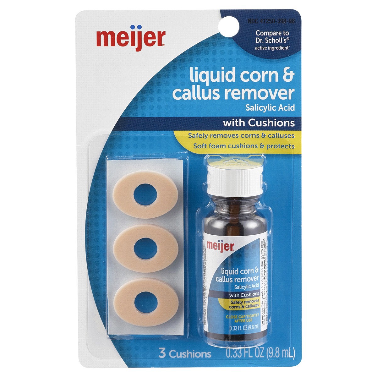 slide 1 of 5, Meijer Corn & Callus Remover Liquid, 1/3 oz