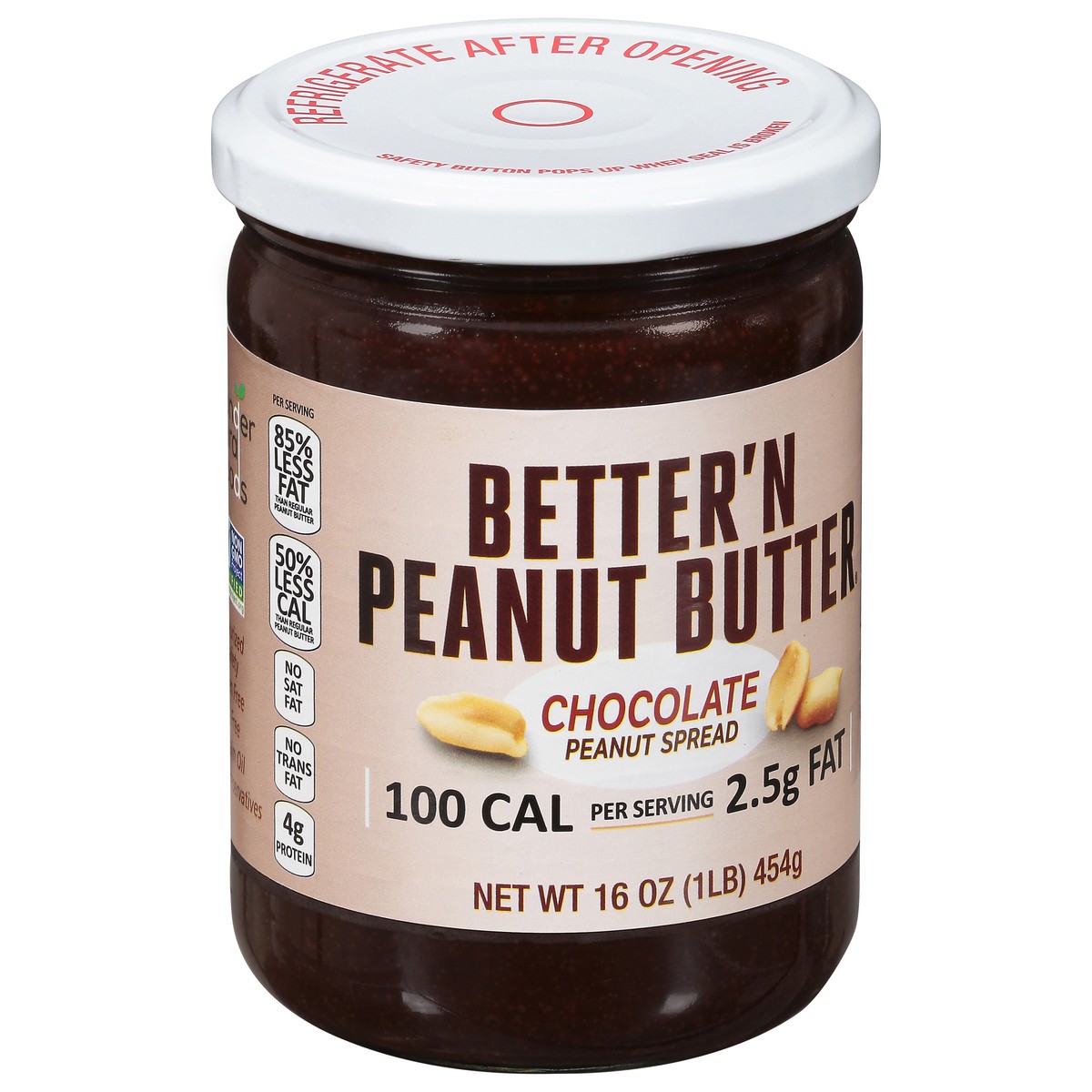 slide 7 of 9, Better'n Peanut Butter Chocolate Peanut Spread 16 oz, 16 oz