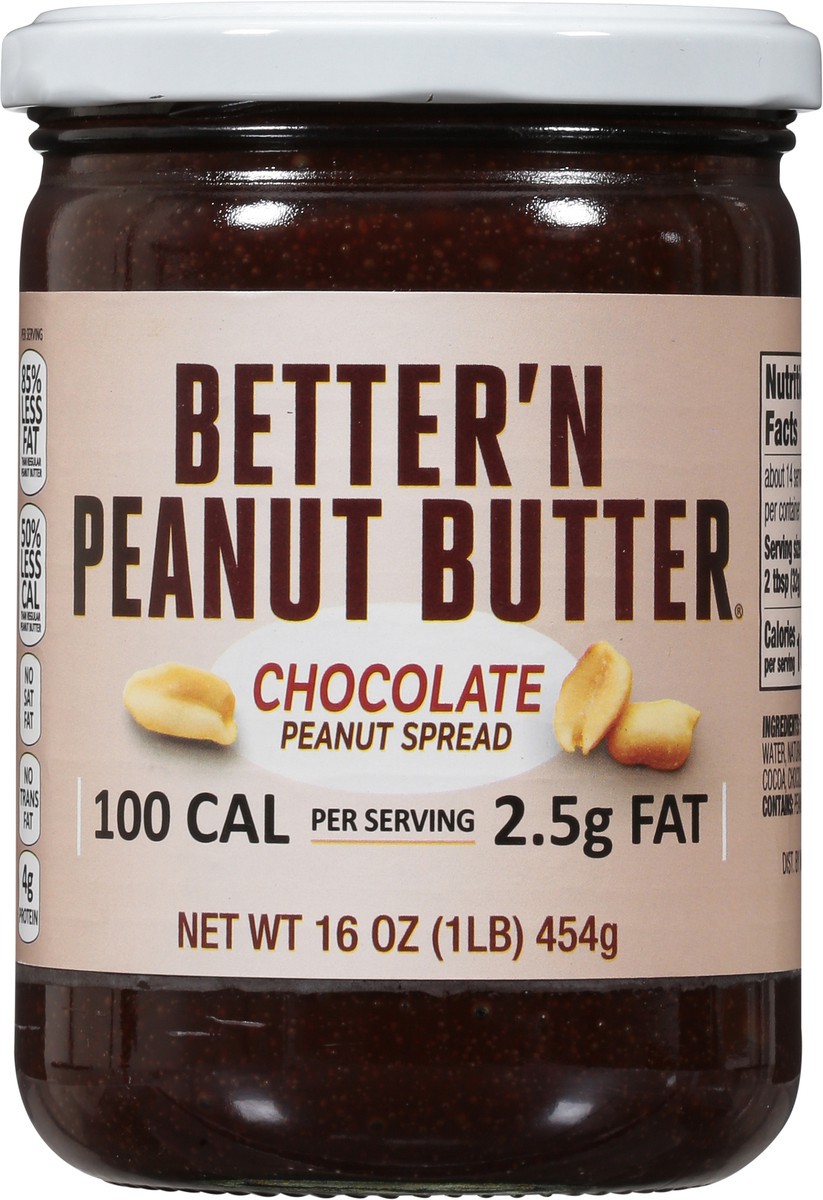 slide 2 of 9, Better'n Peanut Butter Chocolate Peanut Spread 16 oz, 16 oz