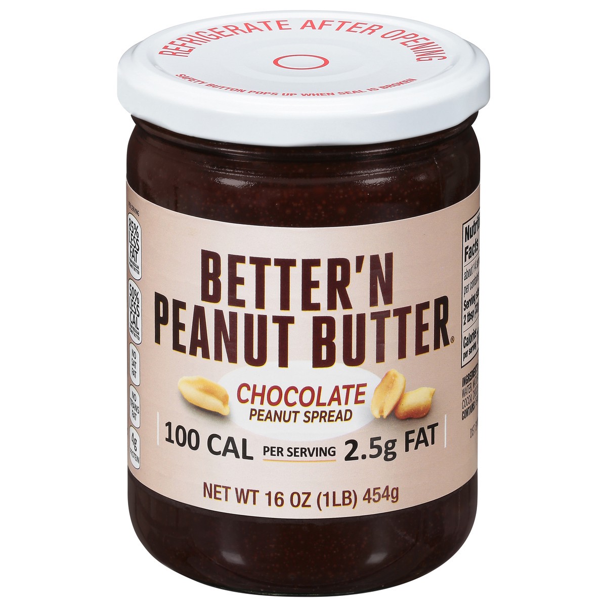 slide 1 of 9, Better'n Peanut Butter Chocolate Peanut Spread 16 oz, 16 oz