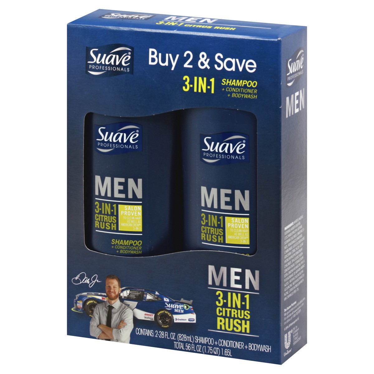 slide 3 of 12, Suave Shampoo + Conditioner + Bodywash 2 ea, 2 ct; 28 oz