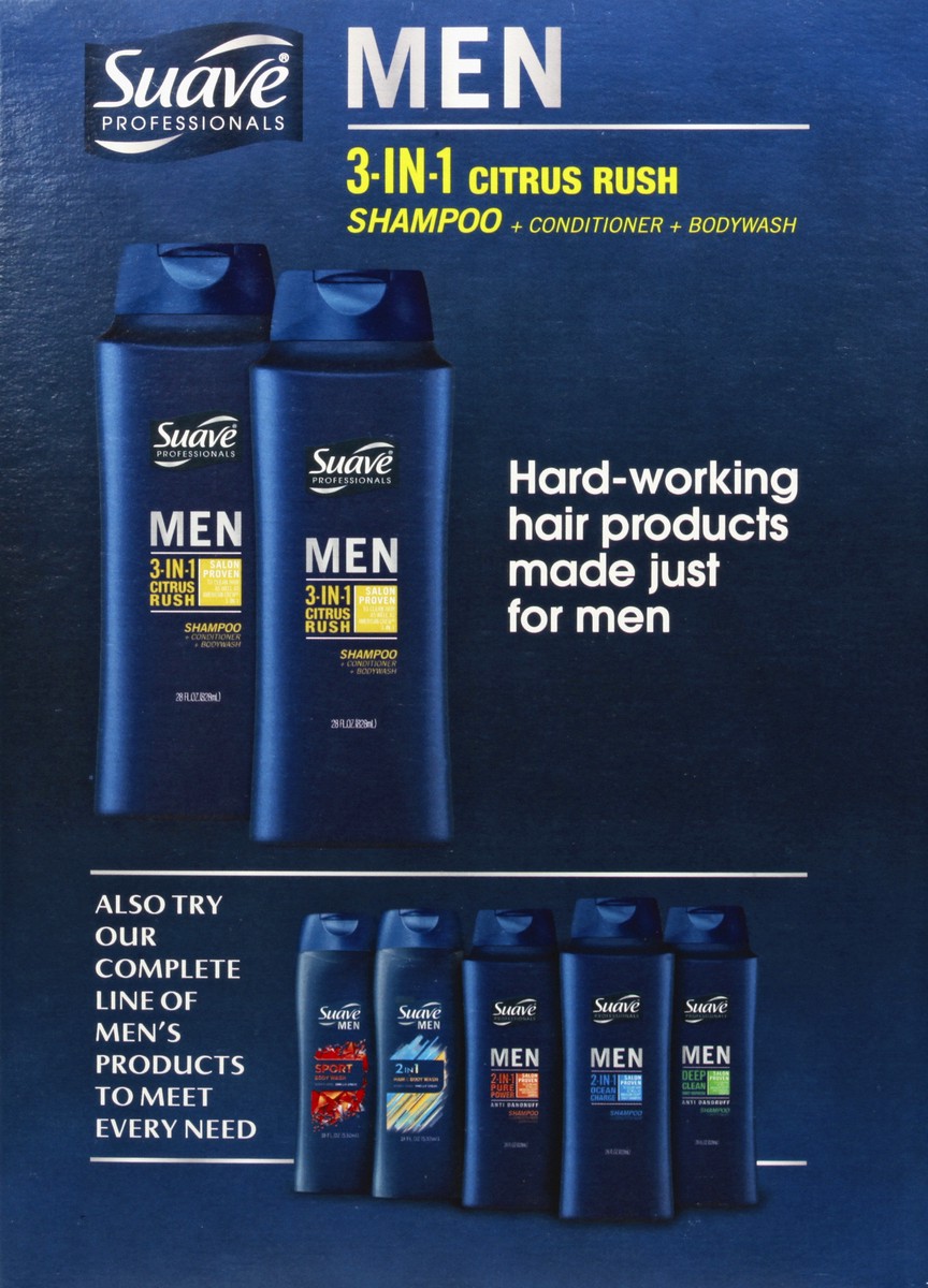 slide 10 of 12, Suave Shampoo + Conditioner + Bodywash 2 ea, 2 ct; 28 oz