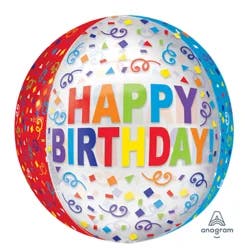 Anagram Orbz Birthday Colorful Streamers