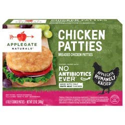Applegate Natural Breaded Chicken Patties (Frozen)