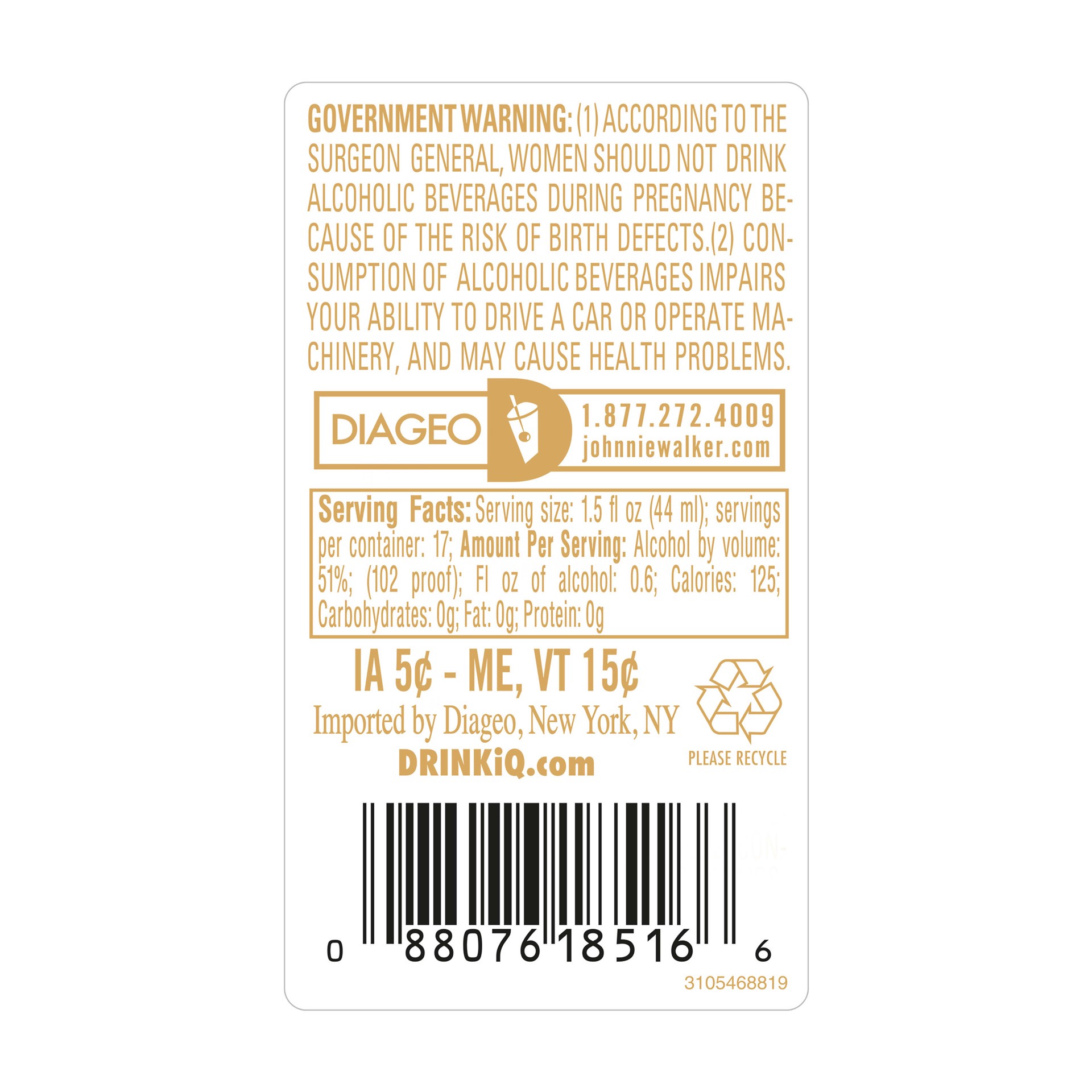 slide 3 of 6, Johnnie Walker John Walker & Sons Celebratory Blend Blended Scotch Whisky, 750 mL, 750 ml